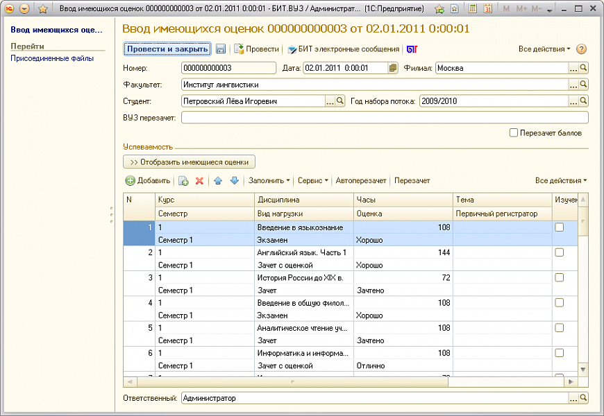 Номер телефона учебной части